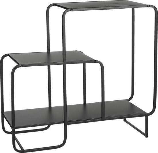 Mica Decorations Jules Wandkast - L70 x B30 x H76 cm - Metaal - Zwart