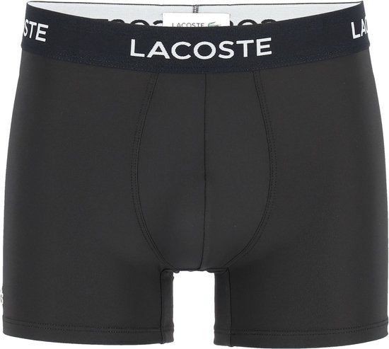 Lacoste Boxershorts Heren Microfiber Zwart 3-Pack - Maat L