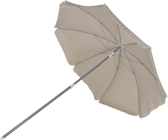 Bo-Camp - Parasol - Met knikarm - Ø 165 cm - Sand