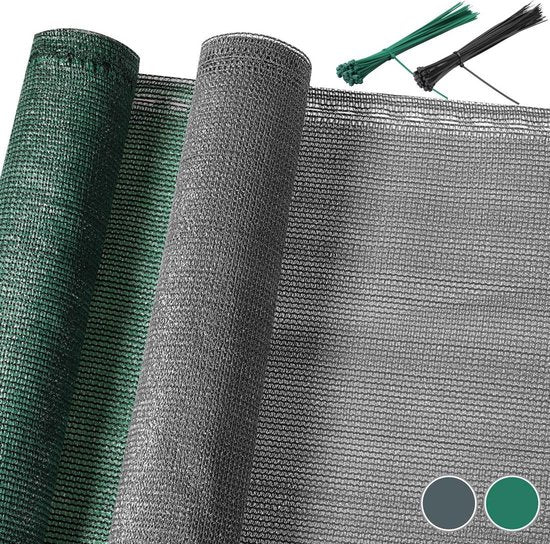 DETEX Schuttingdoek 120x1000cm – Scheurvast Weerbestendig - Antraciet