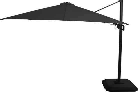 Shadowflex Dl 300x300 Royal Grey zweefparasolHartman