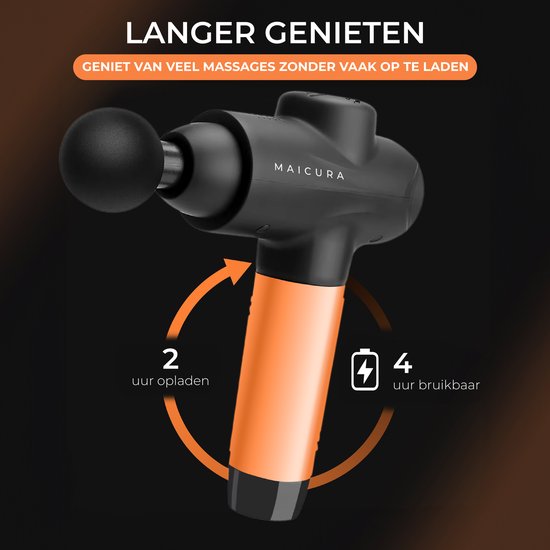 Maicura PRO SE - Massage Gun - Professioneel - Massage Apparaat - Massage Pistool - 10 massagekoppen