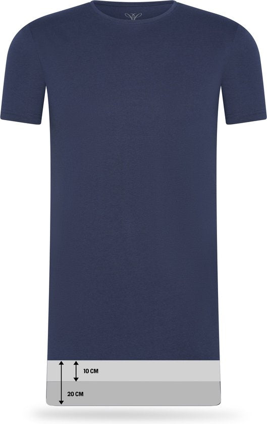 Cappuccino Italia - Heren Tee SS 4-Pack T-shirts - Blauw - Maat S