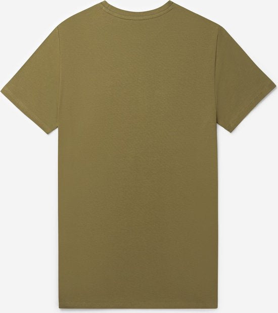 AB Lifestyle - T-Shirt - Platinum Tee | Ghotic Olive - Heren - Maat: XS