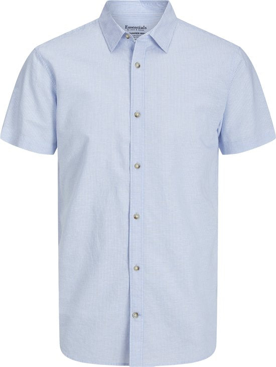Jack & Jones Summer Shirt - Korte Mouw - Cashmere Blue - Maat XL