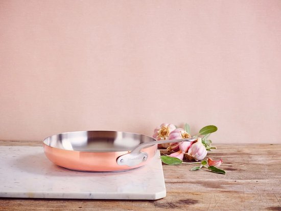 Mauviel 1830 - Koper - Aluminium - RVS - Braadpan - Ø 24cm - Braadpan