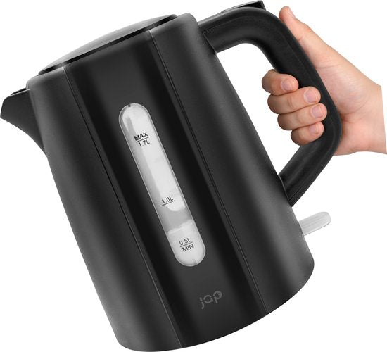 JAP Appliances Thermora - Waterkoker met kalkfilter - Elektrisch - 1.7L - Zwart