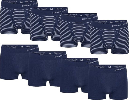 Pierre Cardin - Heren Onderbroeken 8-Pack Seamless Boxers - Blauw - Maat L