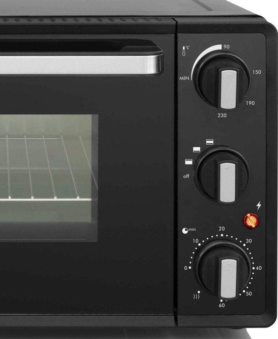 Tristar Vrijstaande Compacte Oven OV-3620 - 19 Liter oven - 1300 Watt - Boven- en onder-verhitting - Zwart