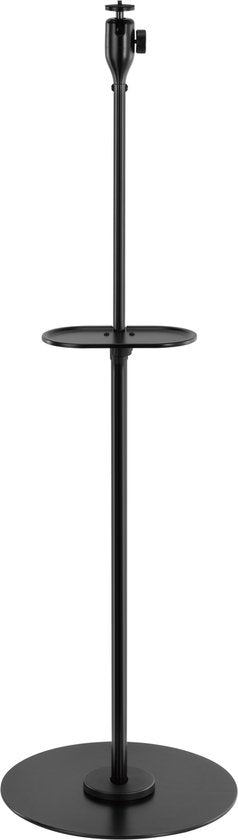 VDD - Beamer Statief - Beamer Beugel - Beamer Standaard - Projector Statief - Beamer Houder - Beamer Tafel - Mediaplank - Kantelbaar - Hoogte Instelbaar - Zwart