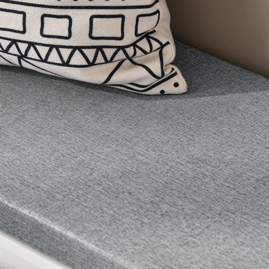 SoBuy Schoenenrek met Schuifdeuren, Halmeubel met Kussen, 6 Vakken Schoenenbank voor Entree, 90x35x46 cm, Wit, FSR133-K-W