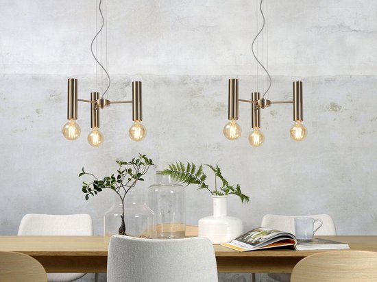 it’s about RoMi – Kroonluchter Cannes 3-arm – Goud – 40×40×20 cm
