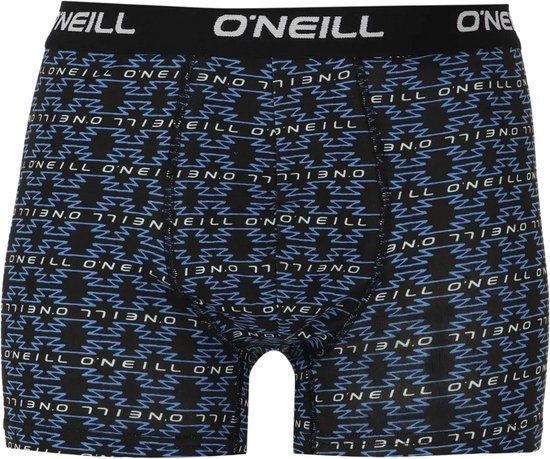 O'Neill Boxershorts Heren (3-pack) - Zwart, Grijs en Blauw - Maat S