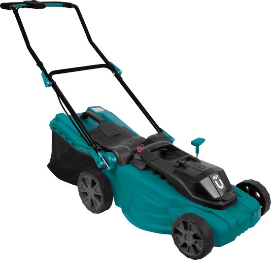 VONROC Accu grasmaaier 40V – 38cm – Centrale hoogteverstelling – Incl. twee 4.0Ah accu’s en dubbele snellader