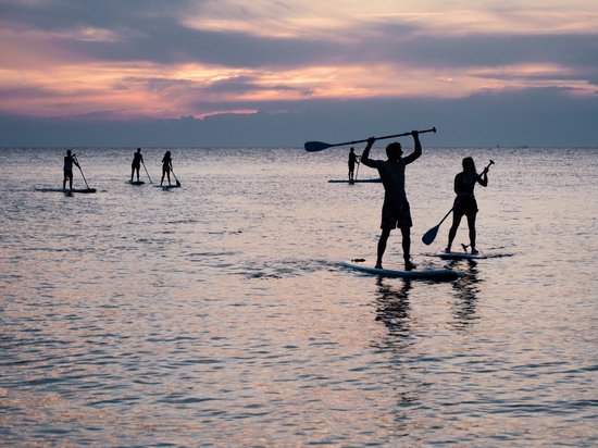 Pacific Special Edition Sup Board - 305 cm - Tot 100 kg - Wit/Groen