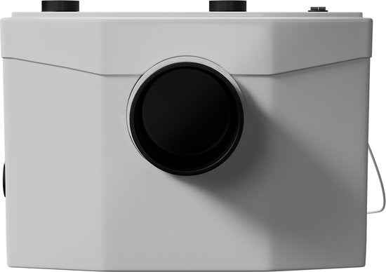 Juskys – Opvoerinstallatie – 600 W – 42 x 27 x 24 cm – Voorzien Van Geïntegreerde Vermaler En 3 Inlaten – Voor Kelder En Toilet – Wit Polypropyleen