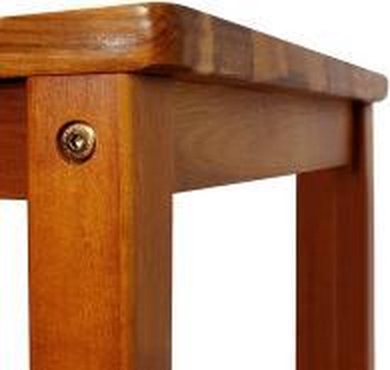 Deuba Barkruk Set van 2 – Acaciahout 40 x 35,5 x 110 cm – Bruin
