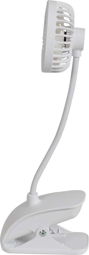 Bo-Camp - Tafelventilator met klem - Flex - Oplaadbaar