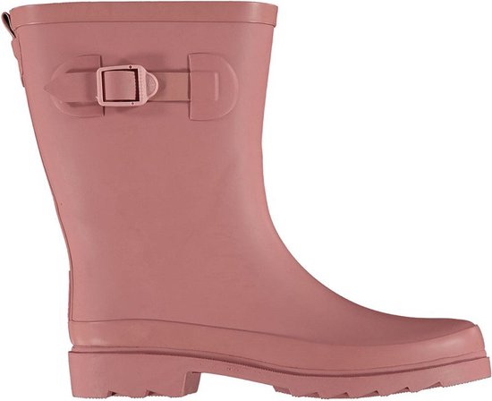 Xq Footwear Dames Regenlaars Riem Rubber Pink - Laarzen - Maat 39