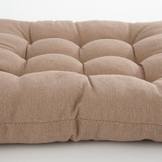 In The Mood Collection Paddy Stoelkussen - L46 x B46 cm - Katoen - Beige