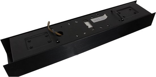Hanglamp Bloc 3296ZW Zwart Hoogteinstelbaar van Glas en Metaal - Steinhauer, 120 cm met LED Module en Dimbaarheid