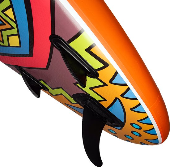 Matchu Sports - SUP board Deluxe - Stand up paddle board - 320x81x15 - Opblaasbaar - Premium kwaliteit