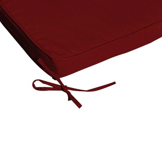 Detex Ligbedkussen - Weerbestendig UV bestendig 195x55x5cm - Rood