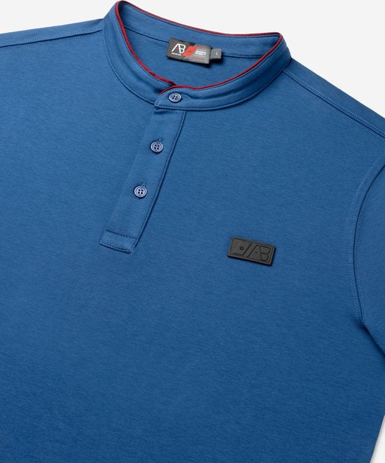 AB Lifestyle - Tokio Polo | Navy Peony - Heren - Maat: XS