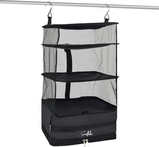 Hangende Packing Cubes - Opvouwbaar - 4 Vakken - Koffer Organizer - Sunflake
