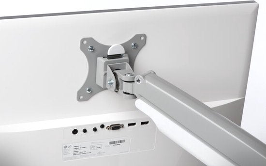 Kensington SmartFit One-Touch Dubbele Monitorarm - Voor 2 Schermen - In Hoogte Verstelbaar - Voor 13 - 32" & tot 9 KG - Grijs