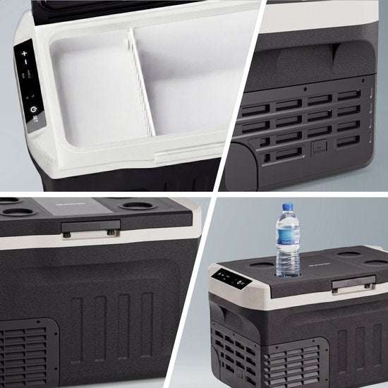 Auronic Elektrische Koelbox - Compressor - 30L - 12V en 240 volt - Camping Koelkast - Frigobox Auto - Groen