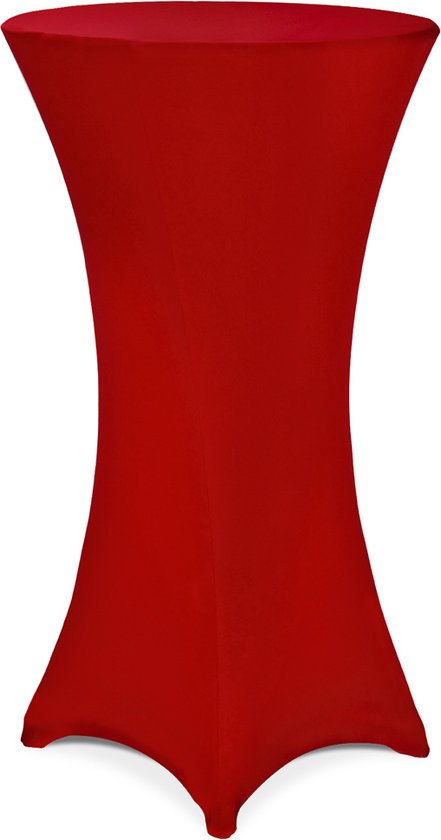 Deuba Statafel tafelhoes bordeaux Ø70cm