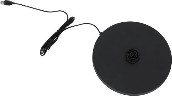 Mexlite - vloerlamp - GlowGo - zwart - metaal - leeslamp - LED - 4603ZW