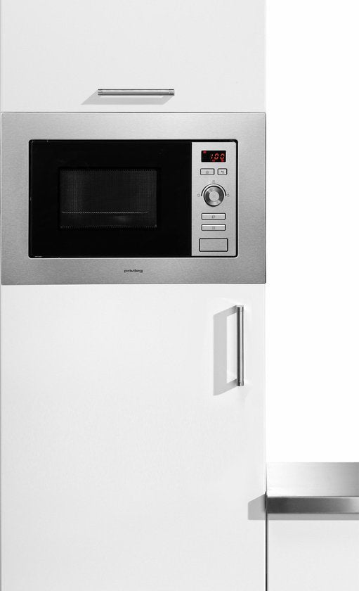 Privileg - Ag820b8q - Inbouwmagnetron - 56cm - Zilver