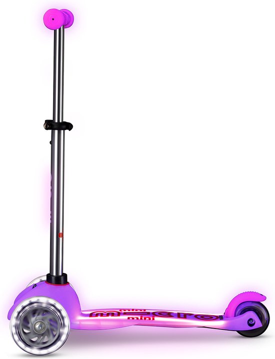 Micro Mini Deluxe LED Scooter - Glow Plus step voor kinderen 2-6 jaar - max 50 kg