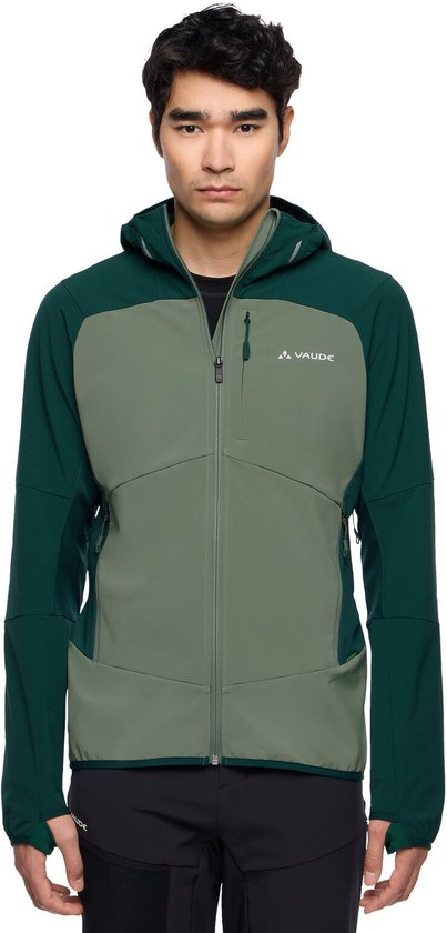 Vaude Larice Softshelljas - Waterafstotend - Ademend - Deep Pond - Maat XL