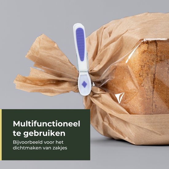 Gandria Wasknijpers 48 Stuks - Kunststof Wasknijpers - Set van 48 Plastic Knijpers - Wasrek Knijpers 10 Kg - 4 Kleuren