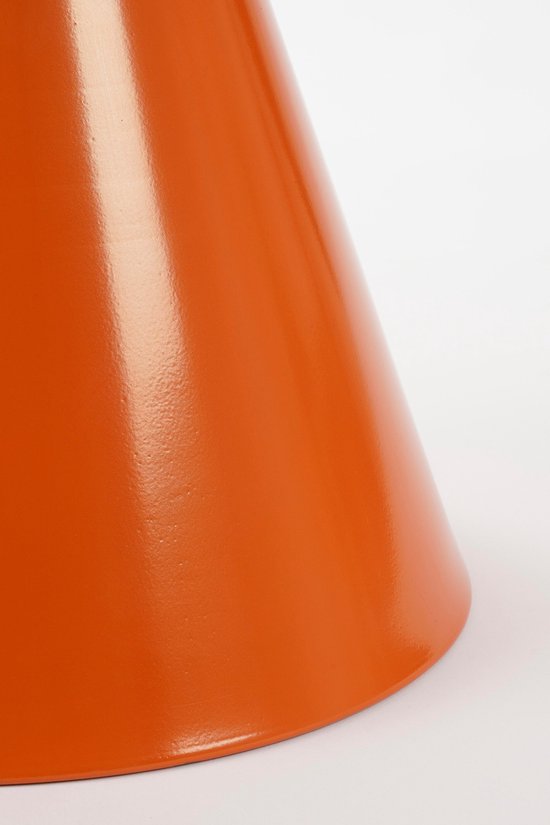 Mica Decorations Celise Bijzettafel - H44 x Ø59 cm - Metaal - Oranje