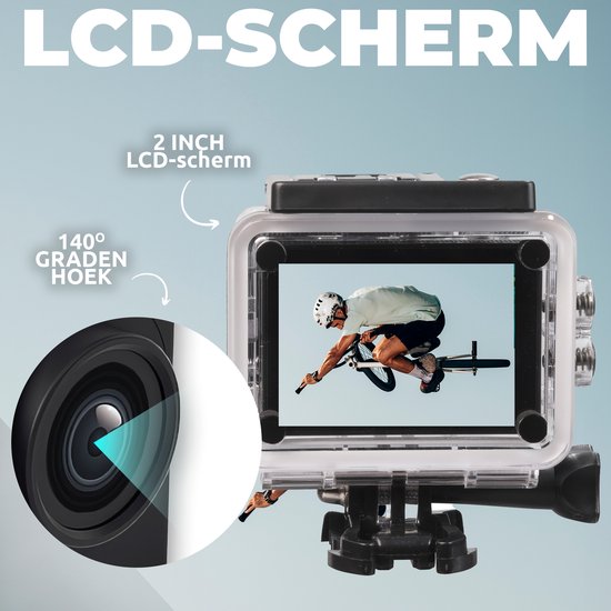 Denver Action Camera 4K - 20MP - F- 120/60/30 FPS