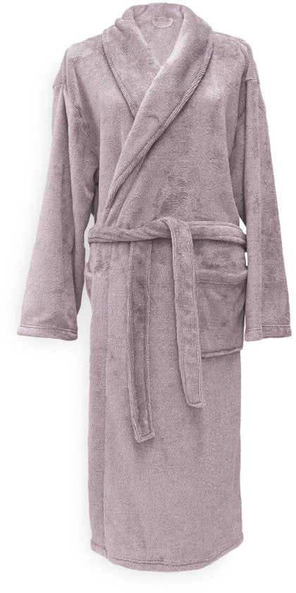 Zohome Badjas Cara - Kamerjas voor Dames en Heren - XL - Ochtendjas - Geschikt voor de Sauna - Roze
