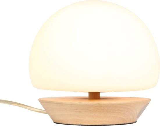 Steinhauer tafellamp Ancilla - naturel - glas - 17 cm - G9 fitting - 7932BE
