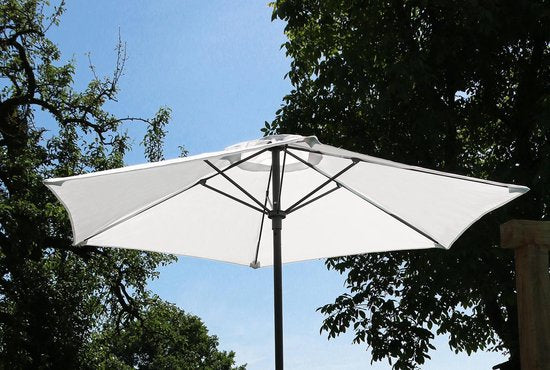 PimXL Parasol - Ø200cm - Wit