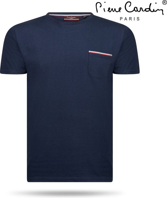 Pierre Cardin - Heren T-Shirt - Ronde Hals - Navy