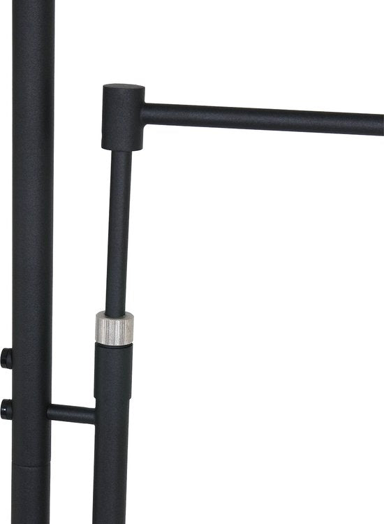 Vloerlamp woonkamer industrieel Turound LED 2663ZW Zwart