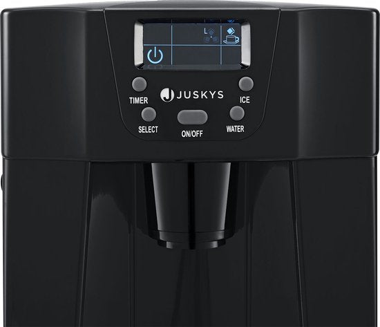 Juskys IJsblokjesmachine - PIML200L - Incl. Dispenser - Zwart