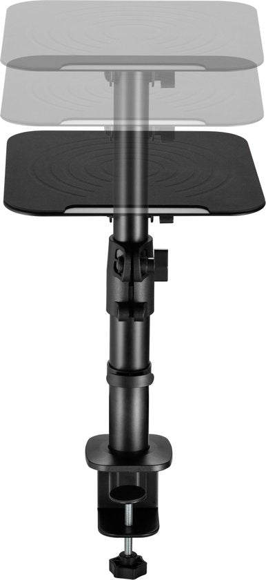 VDD Gaming - Speaker standaard - Zwart - 2 stuks - 25x25x73 cm