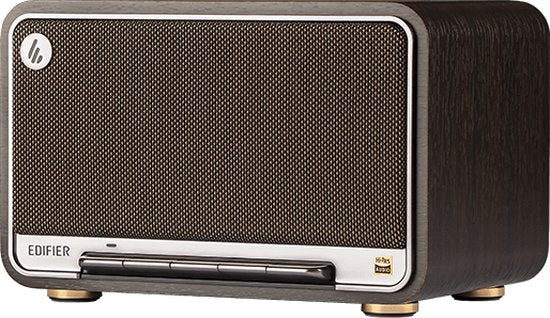 Edifier D32 - Stereo HiRes Airplay/Bluetooth speaker - Zwart Walnoot