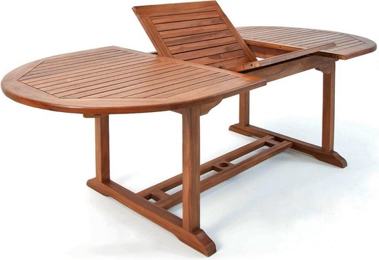 Casaria Tuintafel - FSC®-gecertificeerd Eucalyptushout - Bruin