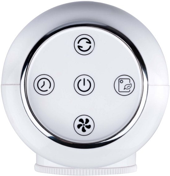 Lifetime Air Torenventilator - 76 cm Kolomventilator met Afstandsbediening - Oscillerende Ventilator met 3 Snelheden en 3 Windstanden - Timerfunctie en LCD Display - 40W - Wit