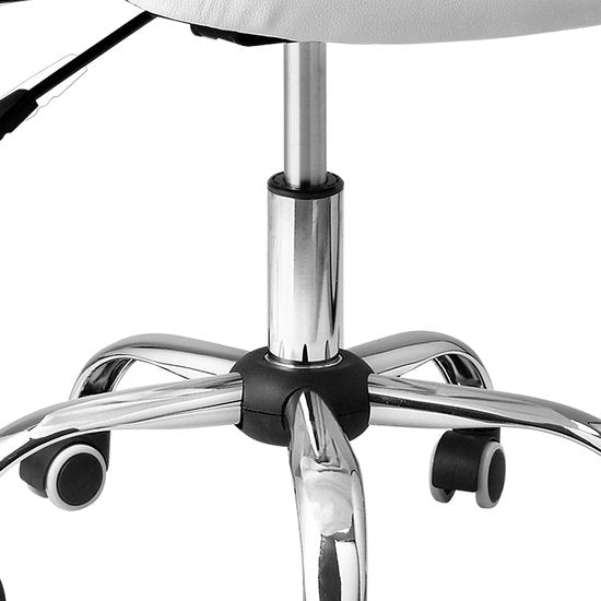 Deuba Gasveer Bureaustoel - tot 35,5cm 180kg Belastbaar - Zilver